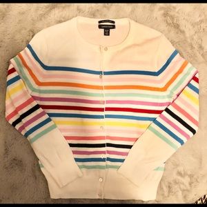 Lands End button up sweater NWOT